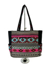 SB-062 Multicolor Embellished Tote BACK IN STOCK